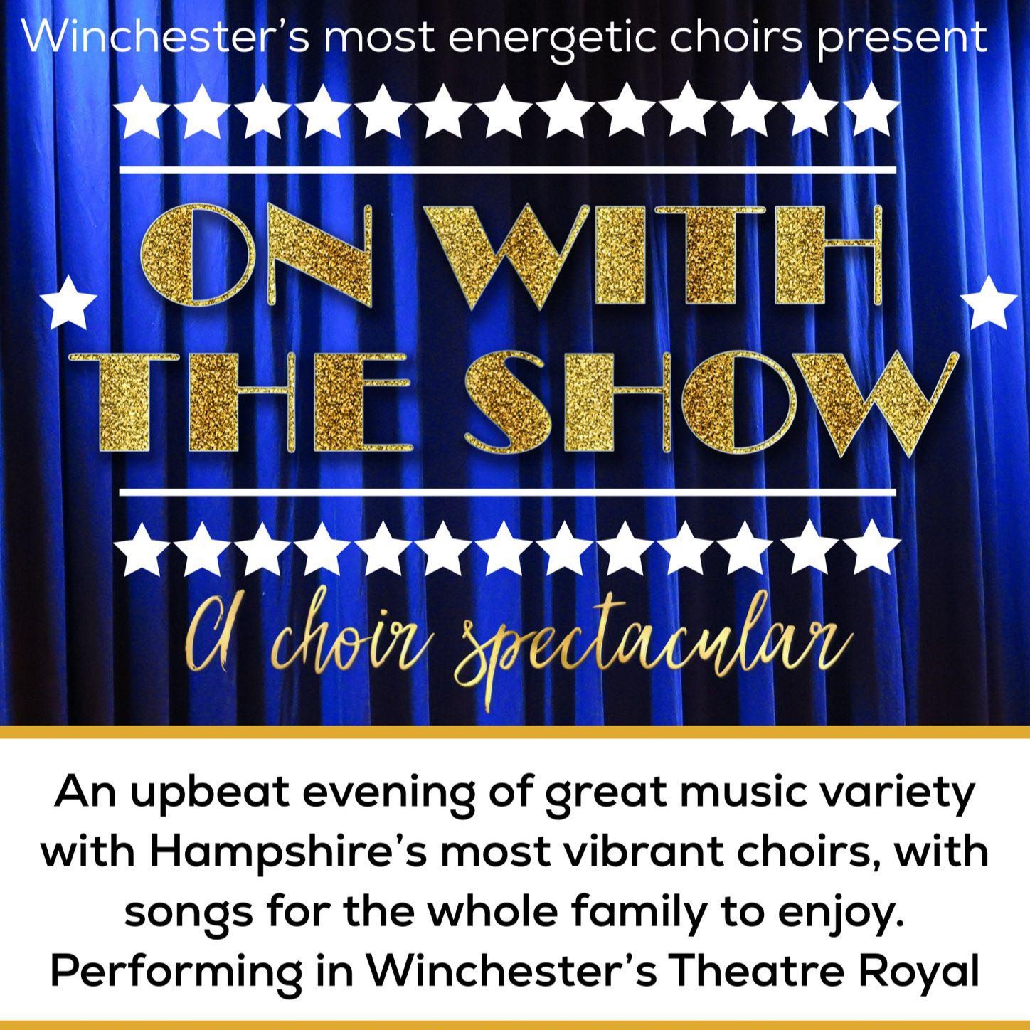 Glizty theatre poster 'On with the Show'