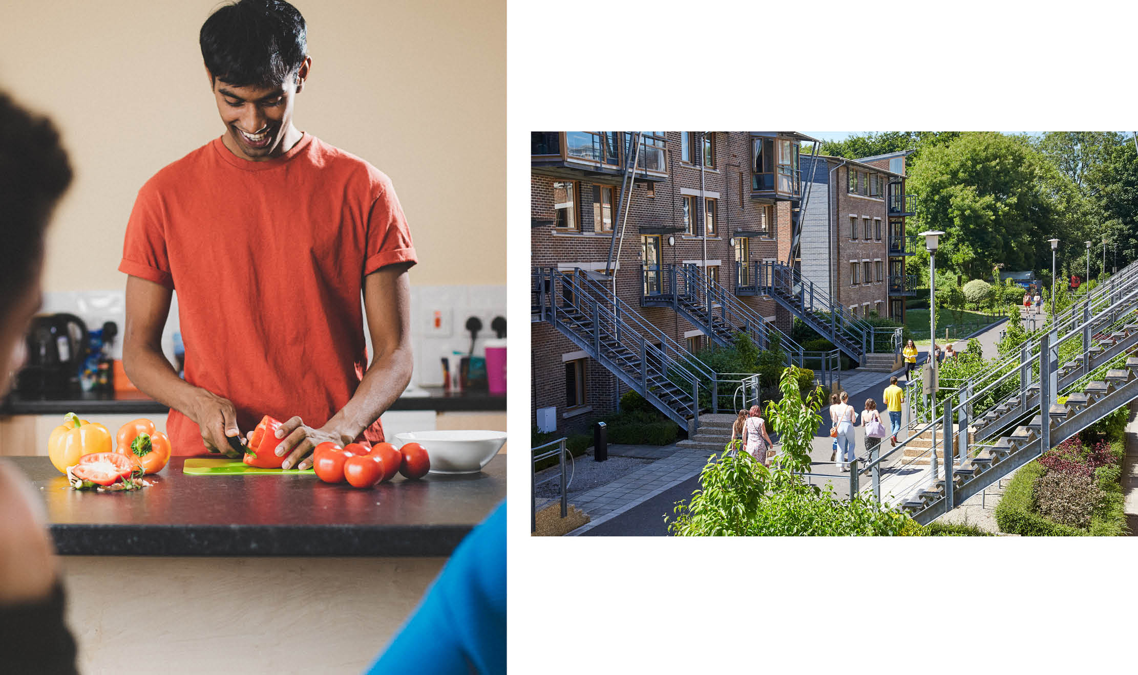 A view of student accommodation