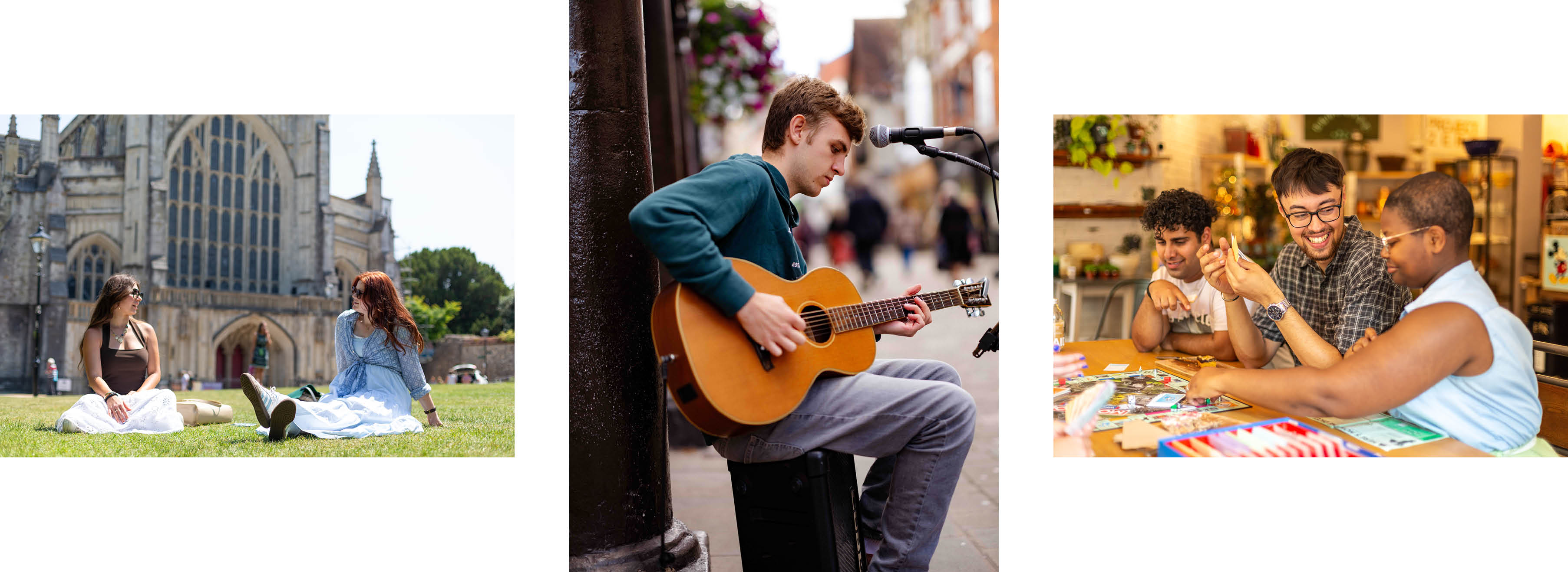 Montage of students enjoying the City