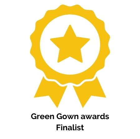 Green Gown finalist 2021 rosette