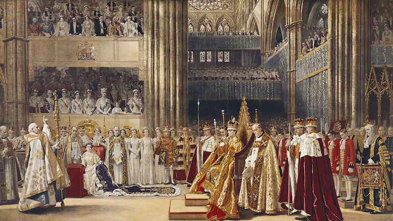 Painting of coronation