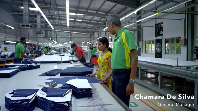 Sri Lanka garment factory