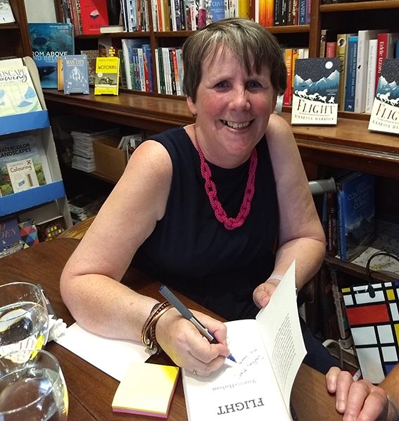 Photo of Vanessa Harbour at her book signing