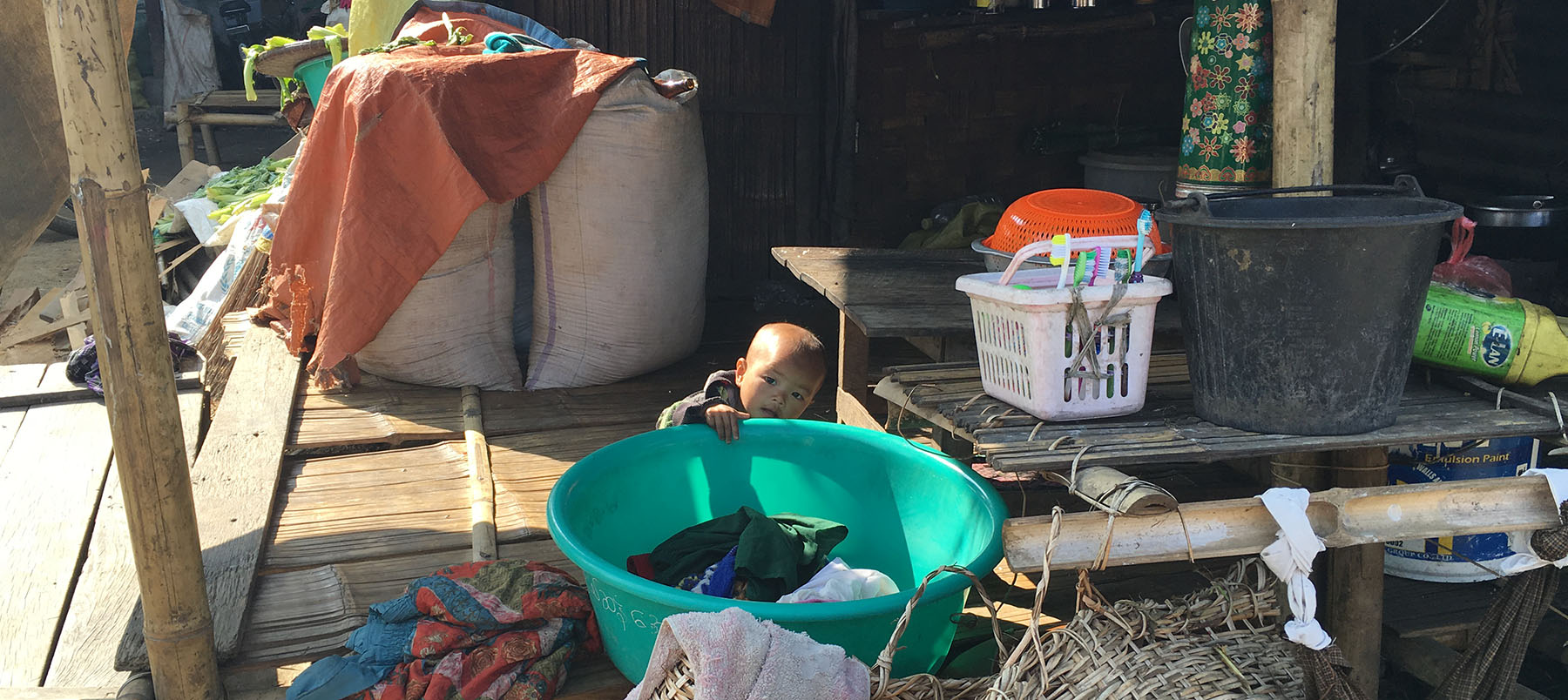 University of Winchester peacebuilding and reconciliation in Asia: image of child in Myanmar