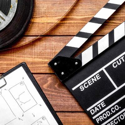 film students smiling with cameras