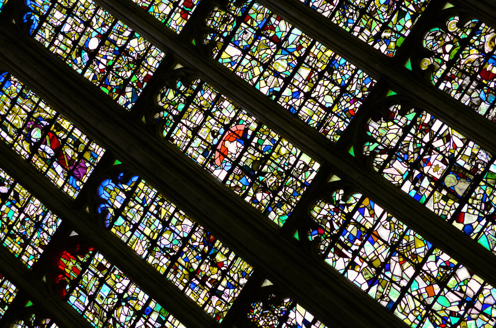 The West Window at Winchester Cathedral