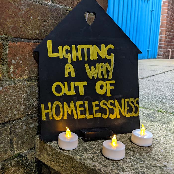 University of Winchester student volunteers help light a way out of homelessness