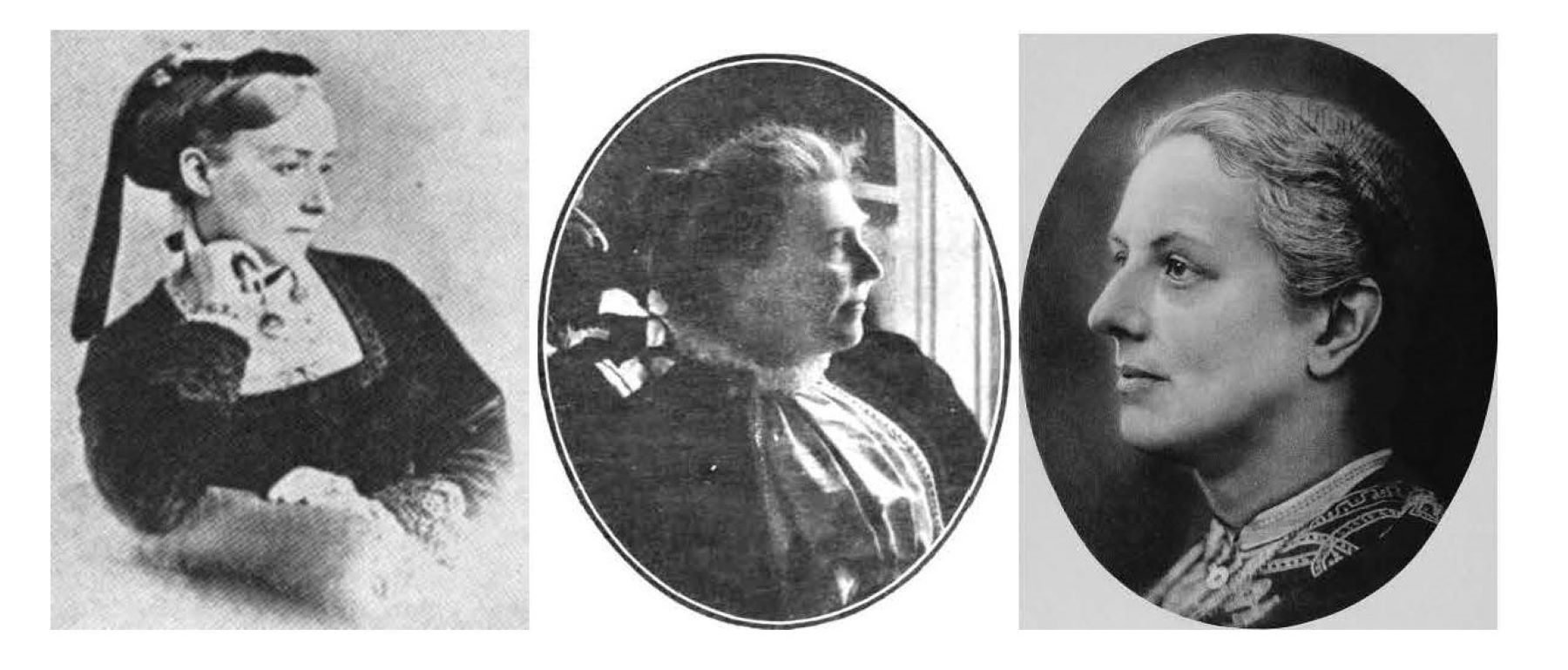 Three Victorian ladies