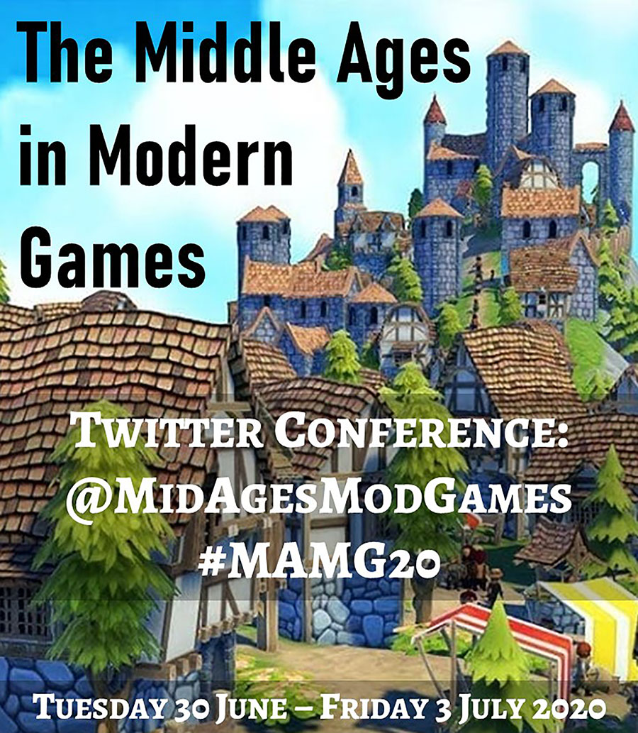 Middle Ages and Modern Games conference image of a medieval castle created by Keralis