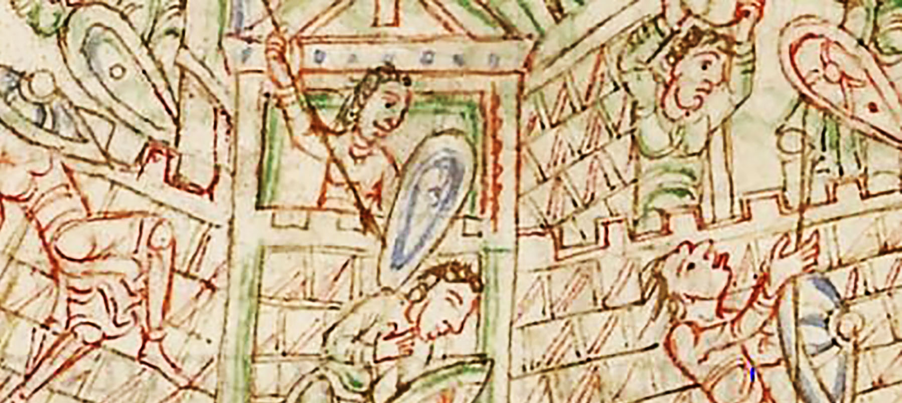 medieval research at Winchester: image of medieval warfare